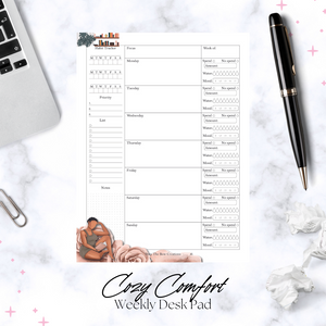 Weekly Desk Planners