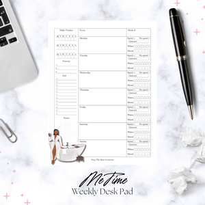 Weekly Desk Planners