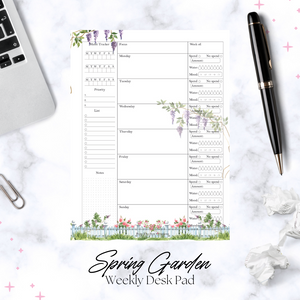 Weekly Desk Planners
