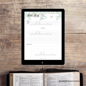 DII08 - Bible Study (Digital Inserts Individual)