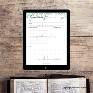 DII09 - Sermon Notes (Digital Inserts Individual)