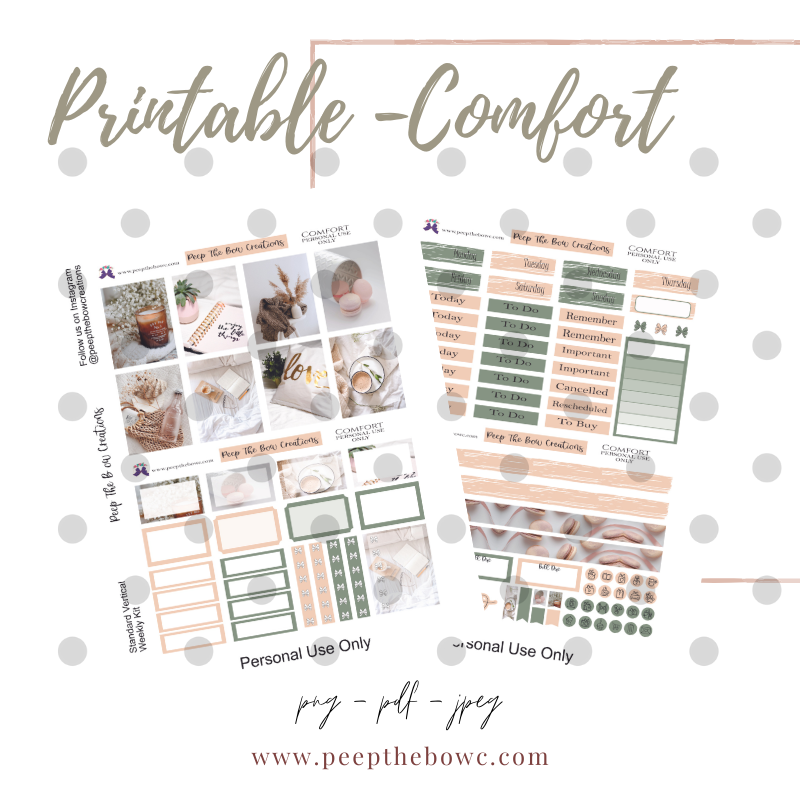 Comfort - PRINTABLE