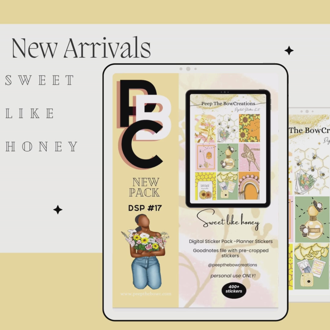 Sweet like honey Stickers DSP-17
