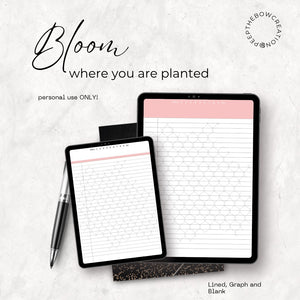 Bloom where you are planted Notebook