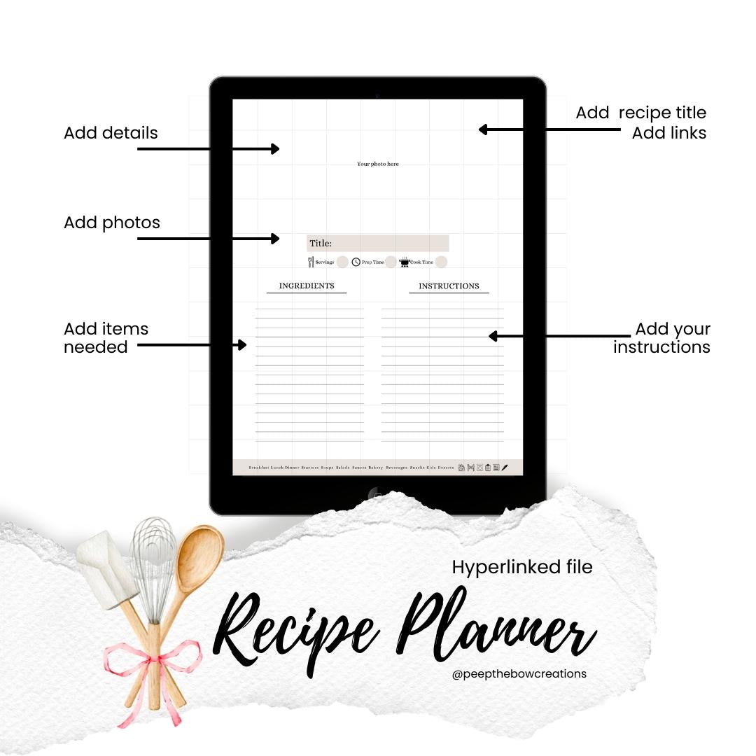 Recipe Book Vol. 1 - Digital